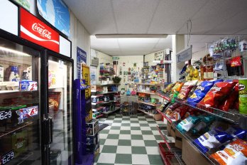 Fake convenience store at Venice Biennale