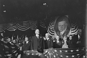 Herbert Hoover Campaigning for president