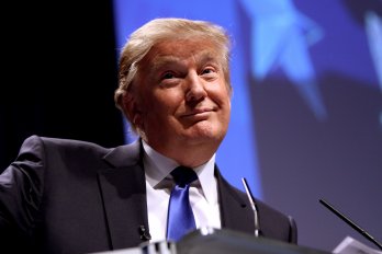 Photography of Donald Trump Smirking