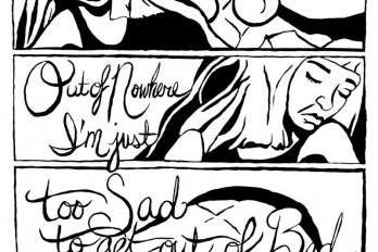 Illustration of a comic by Teva Harrison