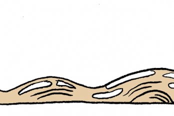 Illustration of gravel and asphalt