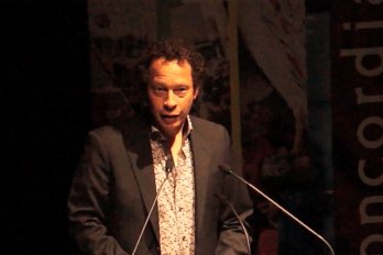 Video still of Lawrence Hill from The Walrus Talks Being Human