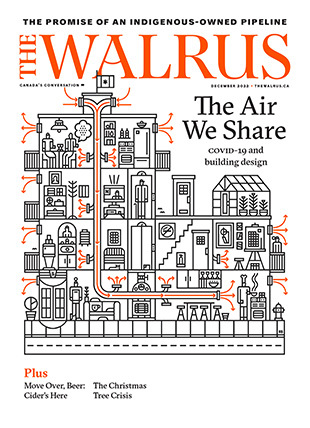 The Walrus' November 2022 cover featuring a woman lit against a dark backdrop with the cover story When Is Dead Really Dead?