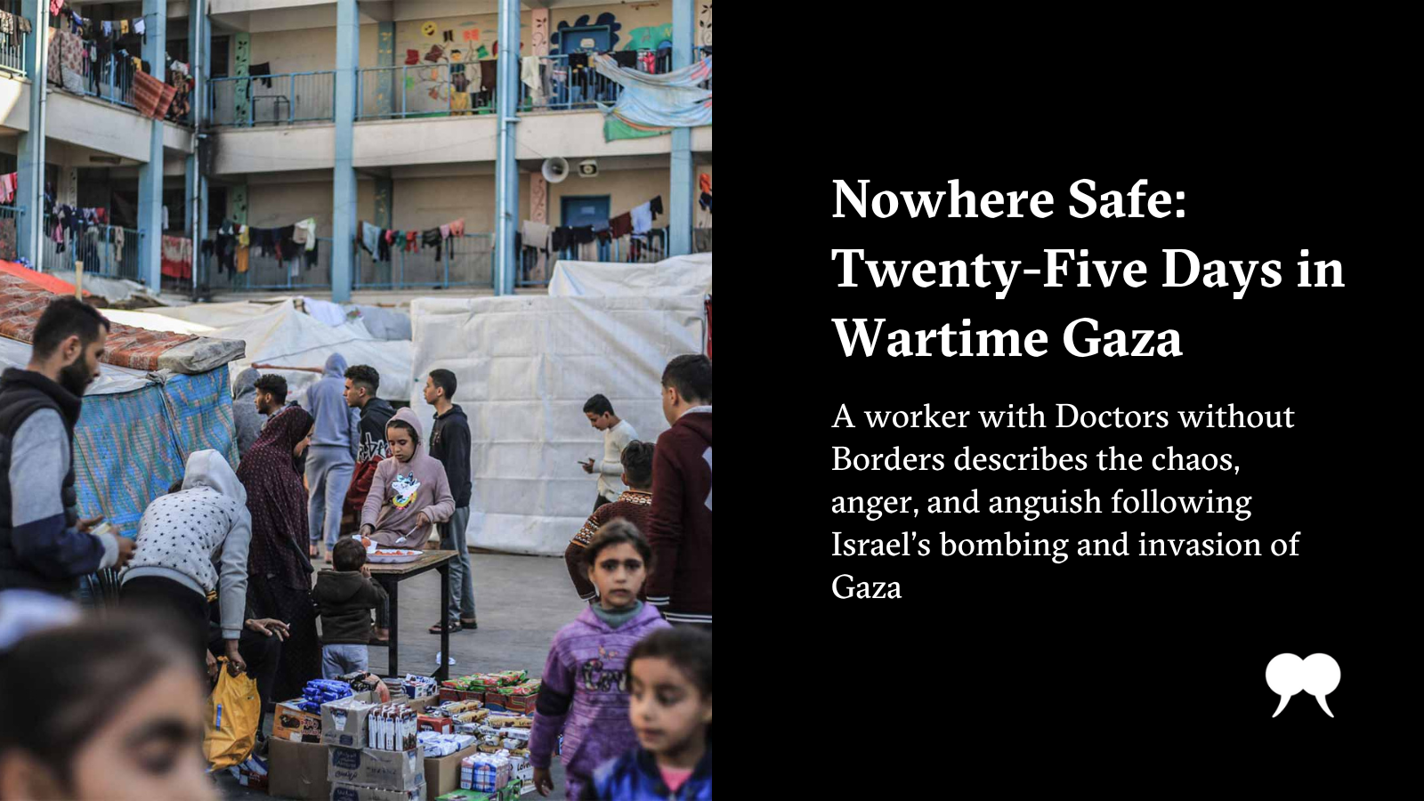 Nowhere Safe: Twenty-Five Days in Wartime Gaza - Vimarsana News