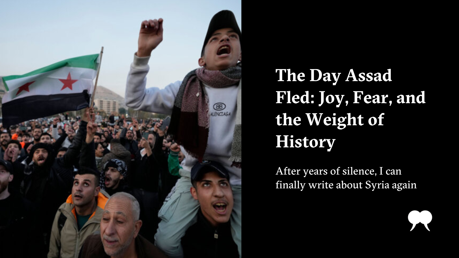 The Day Assad Fled: Joy, Fear, and the Weight of History | The Walrus