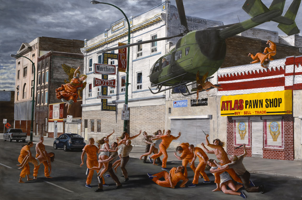 Painting by Kent Monkman
