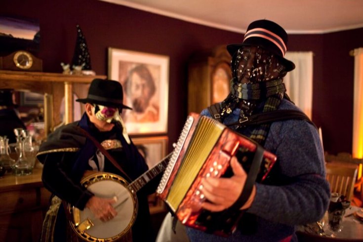 Mummers traditional house party, St John's, Newfoundland.