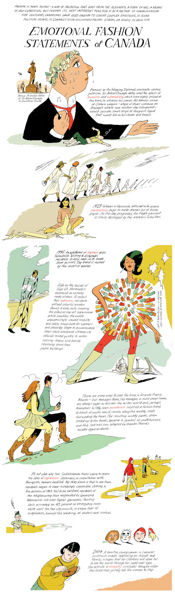 Illustration and text by Jillian Tamaki