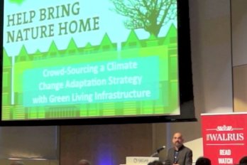 Video still of Faisal Moola from The Walrus Talks Climate