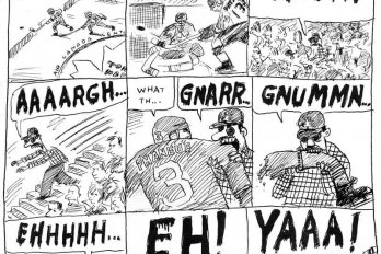 Illustration of a comic by Teva Harrison