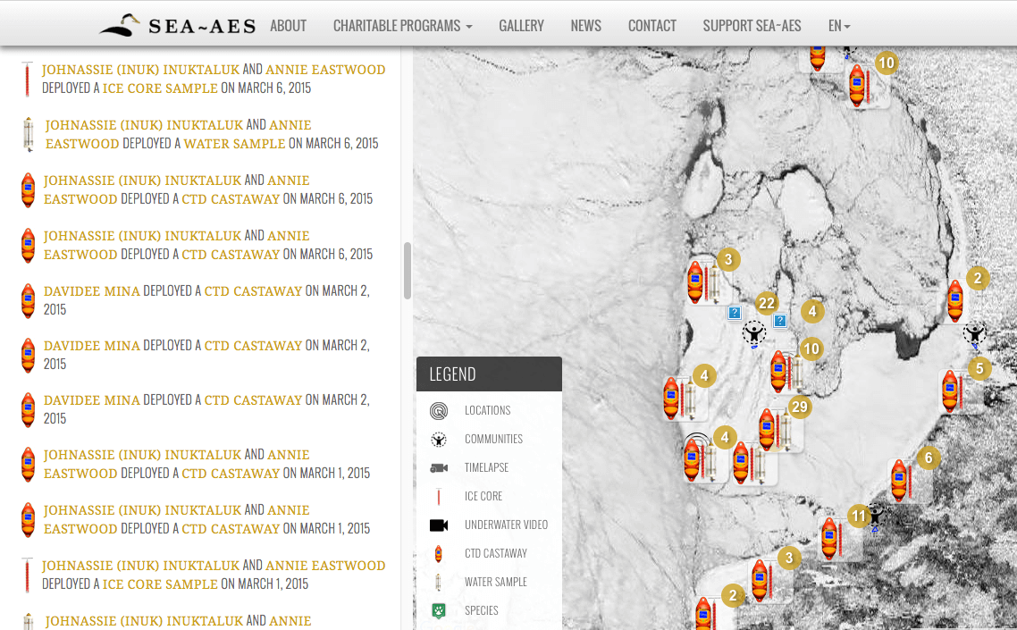 Screenshot of IK-Map