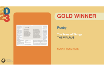 NMA GOLD Winner - Poetry