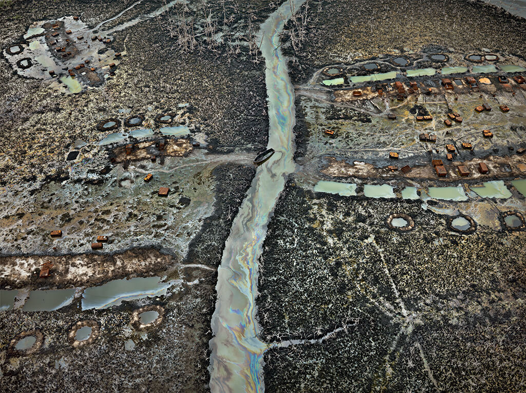 Oil Bunkering #1, Niger Delta, Nigeria, 2016, Edward Burtynsky.