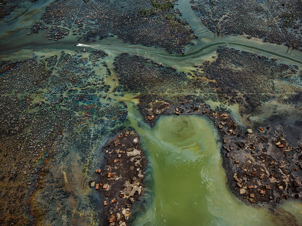 Oil Bunkering #4, Niger Delta, Nigeria, 2016, Edward Burtynsky