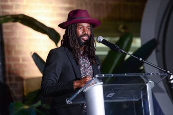 Randall Adjei performing at The Walrus Gala