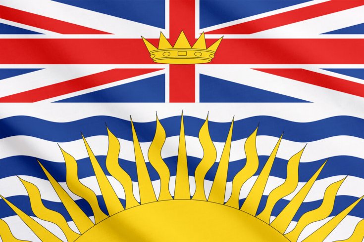 British Columbia's flag includes a rendition of the Royal Union Flag.