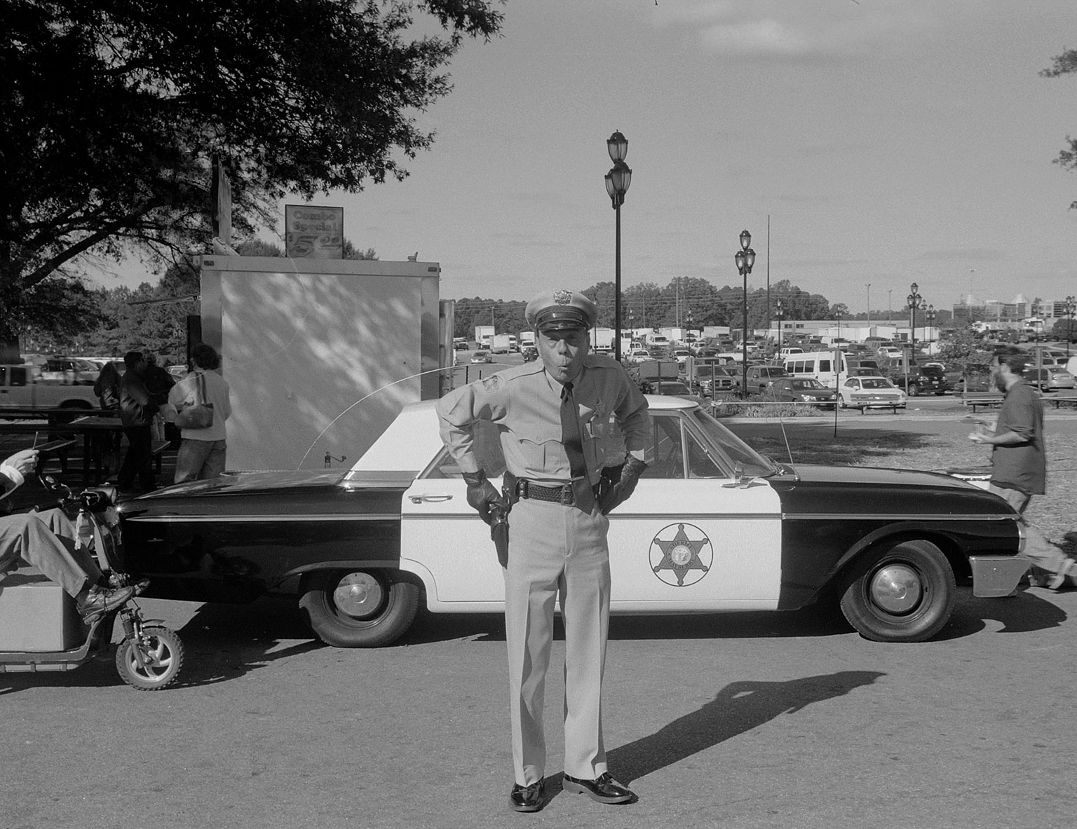 Photograph of a Barney Fife impersonator by Nathan Adams