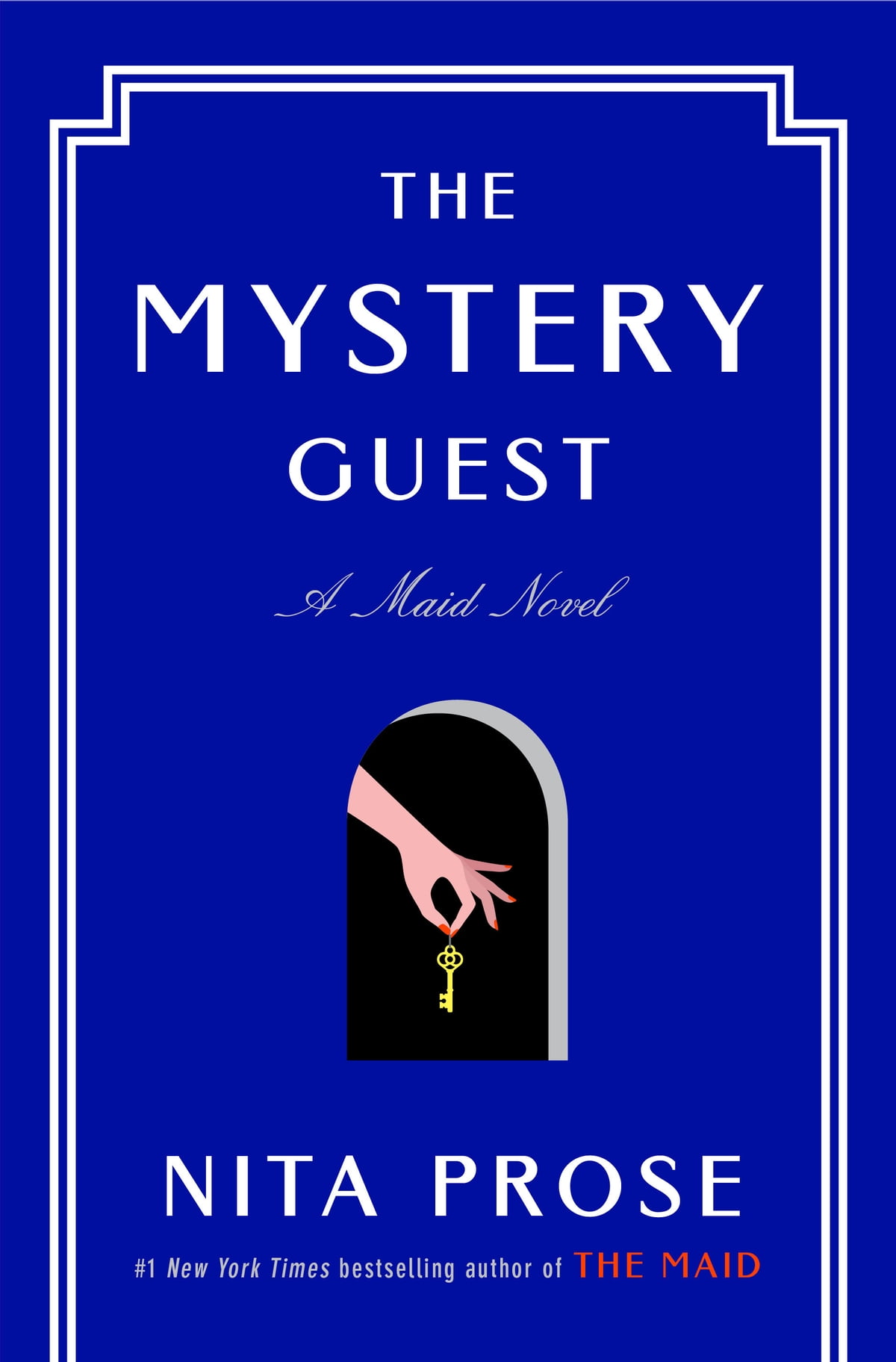The cover of The Mystery Guest by Nita Prose.