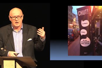 Video still of Will Straw from The Walrus Talks How to Animate a City