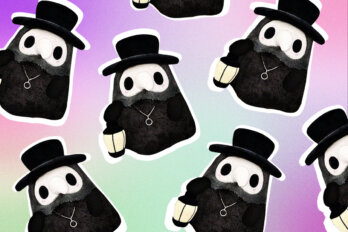 Plague doctor plush toys