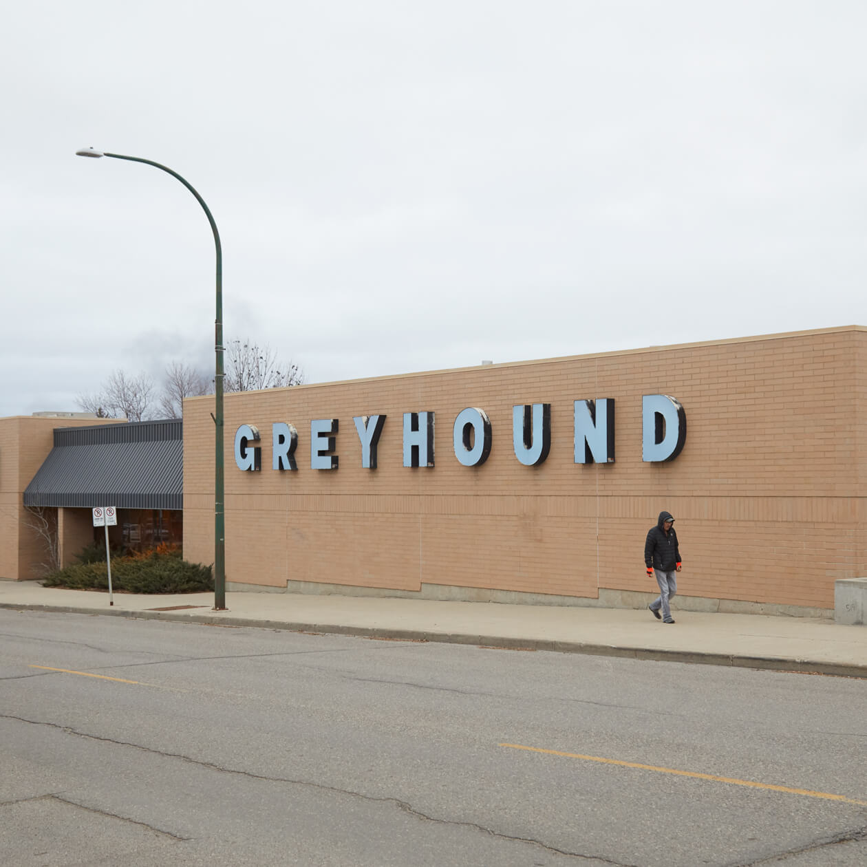 Greyhound terminal in Brandon, Manitoba