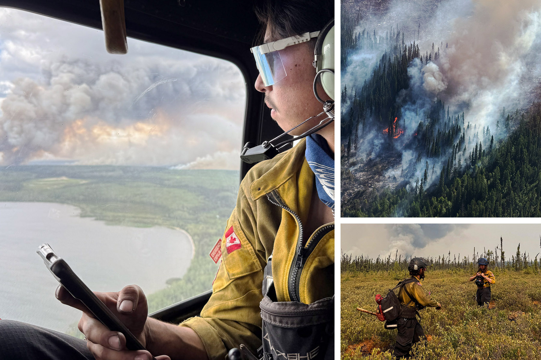 The First Nations Firefighters Racing Toward Canada's Biggest Blazes