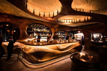 The interior of bar raval in Toronto