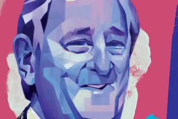 Illustration of Brian Mulroney