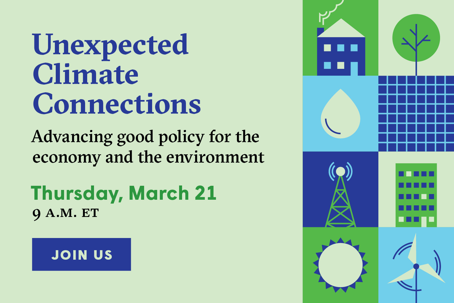 Unexpected Climate Connections March 21 9:00a.m. ET Register Today