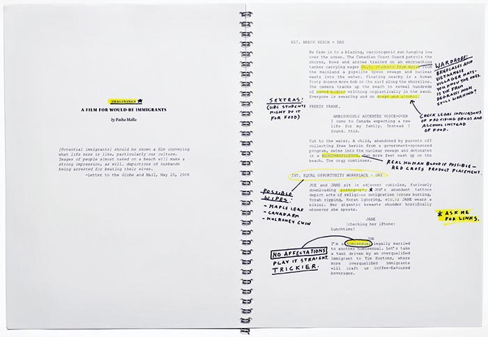 Screenplay by Pasha Malla