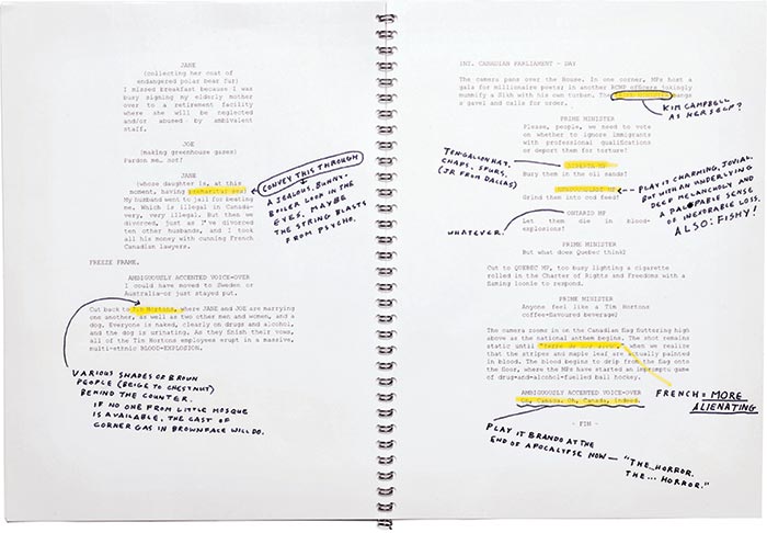 Screenplay by Pasha Malla