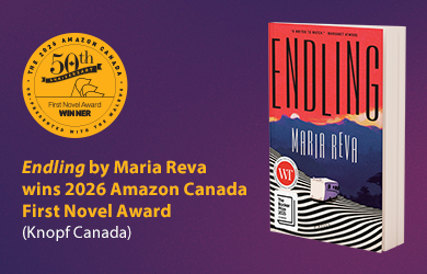 Endling by Maria Reva wins 2026 Amazon Canada First Novel Award (Knopf Canada)