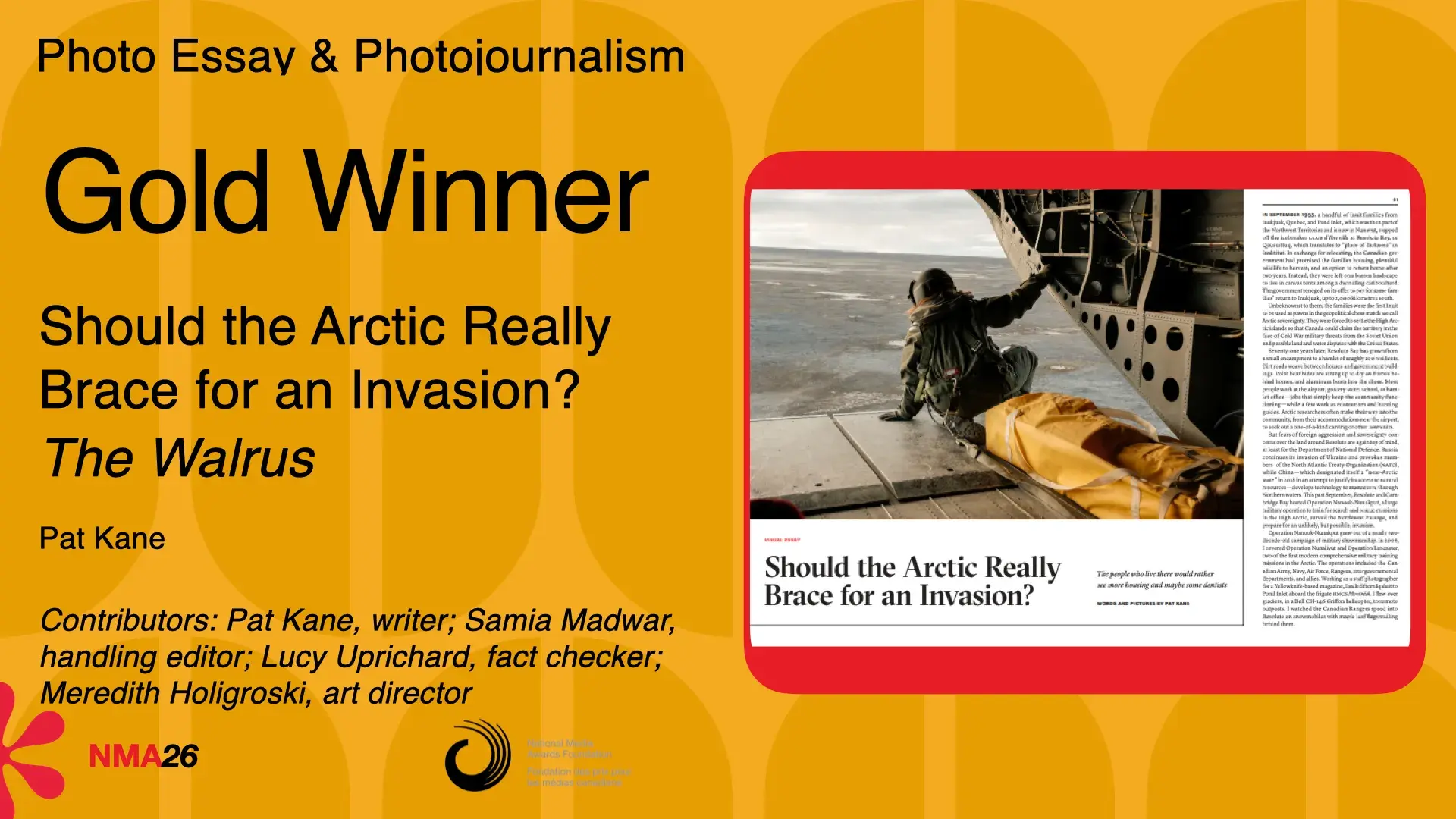 The Walrus Wins Five Golds at the National Magazine Awards