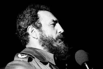 Photograph of Fidel Castro by Marcelo Montecito