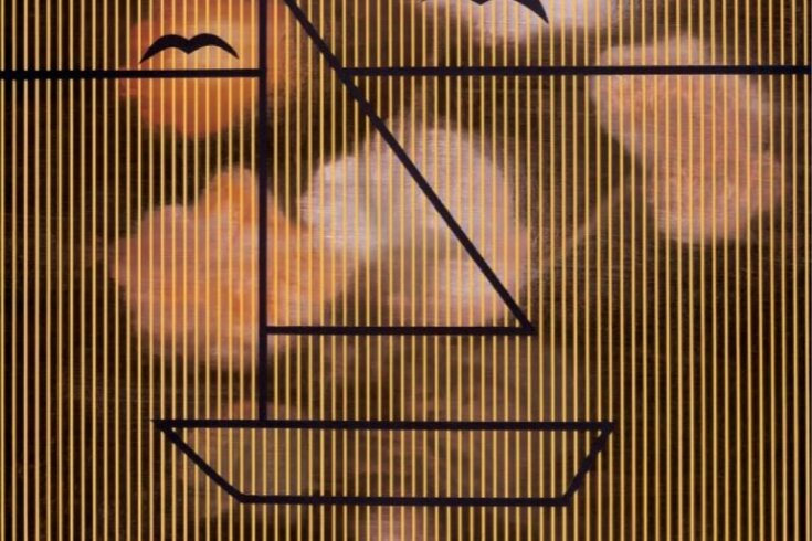 happy face still life with birds 2005 chris cran