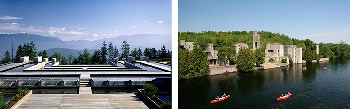 Photos: left courtesy of Simon Scott; right courtesy of Trent University