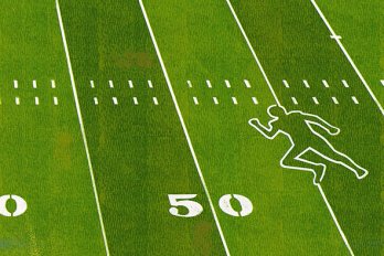 A football field