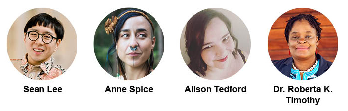 Photos of Sean Lee, Anne Spice, Alison Tedford, and Dr. Roberta K. Timothy