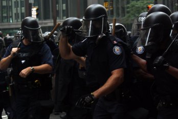 Photograph of Toronto police officers by katerkate